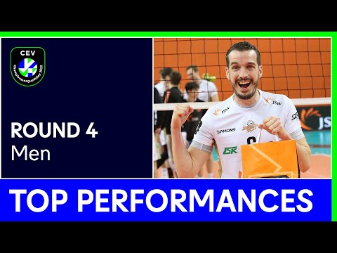Top Performances Round 4 of the CEV Champions League Volley - #CLVolleyM