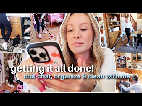 GET IT ALL DONE (regular video!) // YouTube update, chit-chat, organization & clean with me!