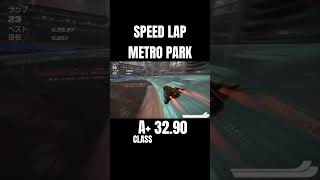 #Wipeoutomegacollection Speed lap A+ class Metro park 32.90