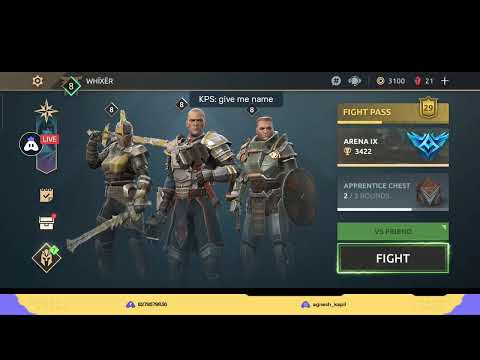 Shadow Fight Arena : 😄 stream | Free For All