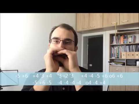 Juraj Schweigert - Harmonica lesson: Layla guitar solo.