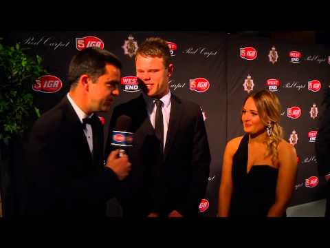 2014 Magarey Medal Red Carpet - Jay Shannon