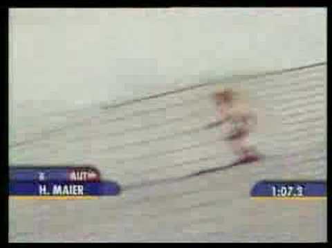 Hermann Maier - Fahrt zu SuperG-Gold 1999