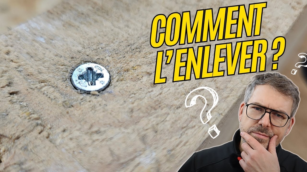 Comment retirer une vis qui tourne dans le vide ?