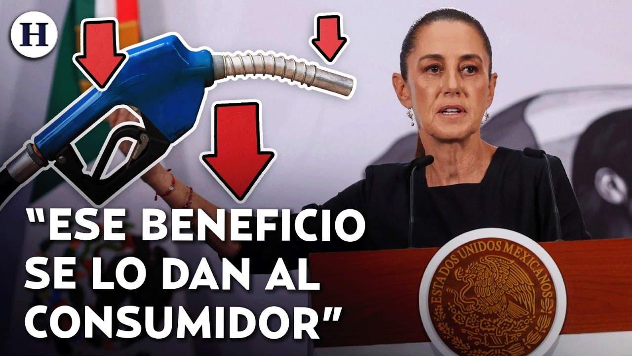 Gasoline prices will decrease! Claudia Sheinbaum announces a reduction in fuel payment commissions.