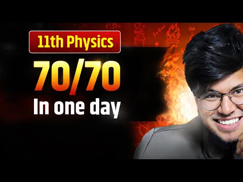 11th Physics 70/70 Strategy 🔥 Roadmap Physics 11th 2026 