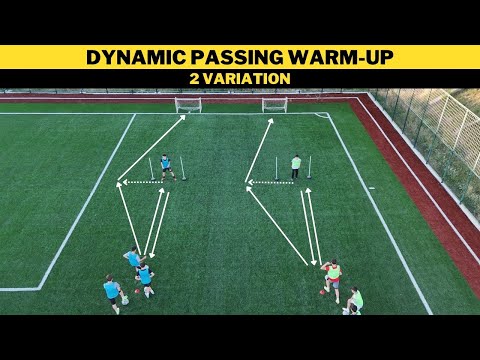 Dynamic Passing Warm-Up | 2 Variations |  Football/Soccer Training thumbnail