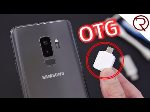 Cool things to do with an OTG connector and the Samsung Galaxy S9 Plus