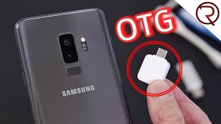Cool things to do with an OTG connector and the Samsung Galaxy S9+