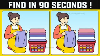 🧠 Spot the Difference Game | How Many Differences Can You Find?《A Little Difficult》