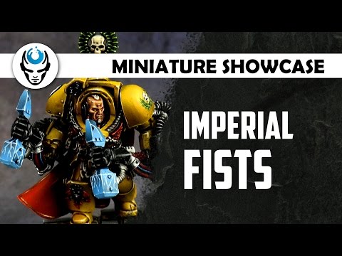 IMPERIAL FISTS ARMY - LVL BR/3/4/5/6 HD MINIATURE SHOWCASE