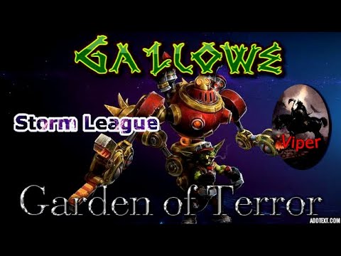 Heroes of the Storm - Gazlowe - Garden of Terror - Storm League (HotS Gameplay)