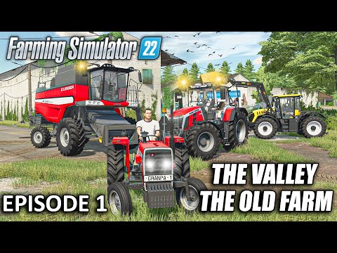 INHERITING A $1,000,000 FARM! | The Valley The Old Farm | Farming Simulator 22 - Episode 1