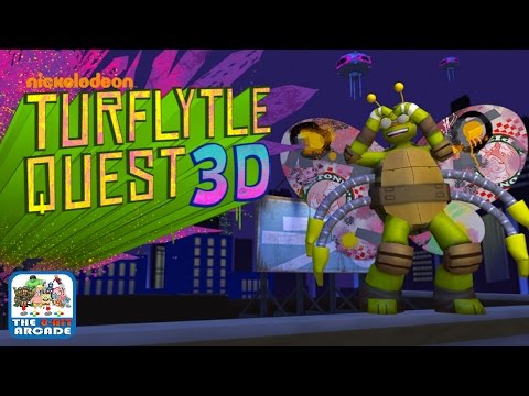 Teenage Mutant Ninja Turtles: Turflytle Quest 3D - Mikey Gliding Around New York (Gameplay) Video