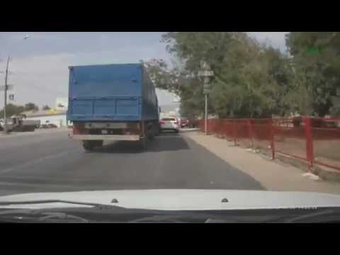TRUCK AND CAR CRASH IN RUSSIA