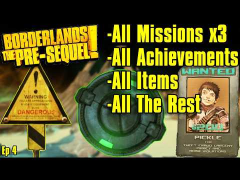 Borderlands TPS: 100% Completion Athena Playthrough Ep 4 - Collectable Coma