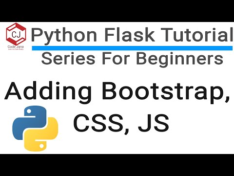 3 Python Flask Tutorial Adding Bootstrap Custom Css Js In Flask App Code Jana