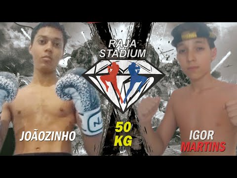 JOÃOZINHO (FAMILIA THAI) vs. IGOR MARTINS (PHOENIX) 50 KG CHAMPIONS FACTORY - RAJA MUAY THAI STADIUM
