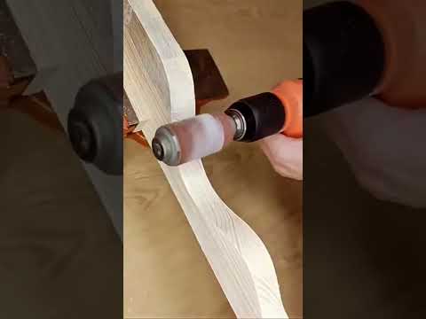 Sanding Roller with Drill machine Fantastic WOODWORKING TIP🤩👏🏻
