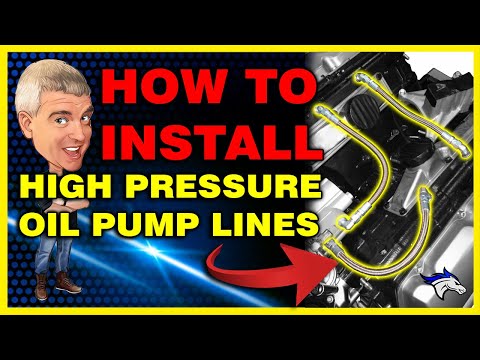 HOW TO INSTALL High Pressure Oil Pump Lines #trucks #diesel #fordtrucks #youtube #shorts #shortvideo