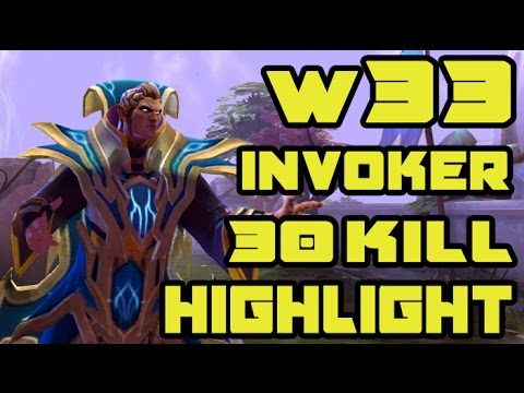 Dota2 - w33 - invoker - 30 kill - Highlight