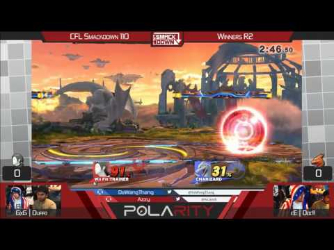 CFL Smackdown 110 WiiU - cE | Doc (Charizard) vs GxG Duffo (Little Mac) - Winners R3