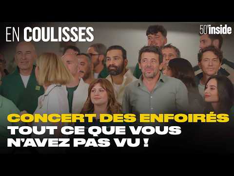 Concert des Enfoirés : tout ce que vous n’avez pas vu ! | 50'Inside | En coulisses