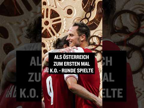 Wisst ihr noch als Österreich zum ersten Mal in einer K.O. - Runde spielte? #shorts