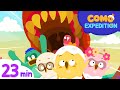 Como Expedition | Exploring dinosaurs full episodes 23min | Cartoon video for kids | Como Kids TV