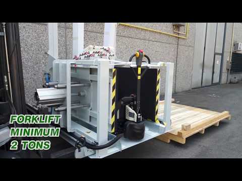 Pallet turner - TOPPY EASY CHANGER unpacking & installation