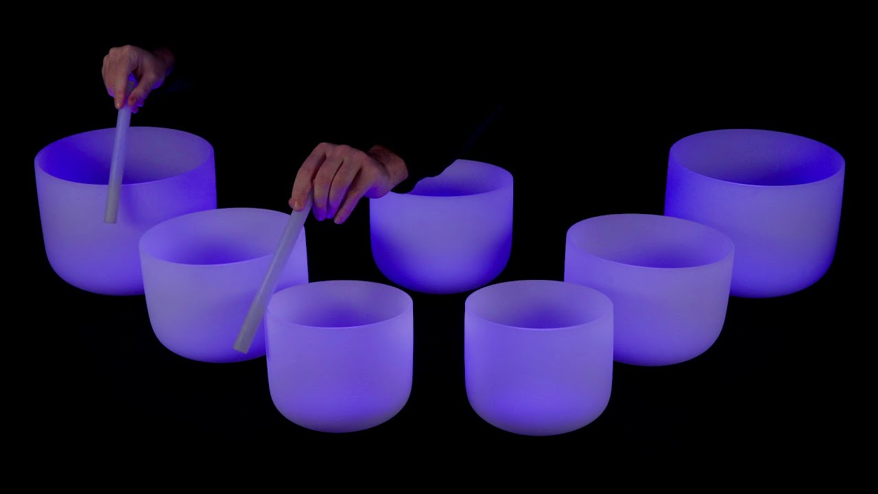 Crystal Bowls for Deep Sleep 🌀 Vibrations of Peace 432 Hz