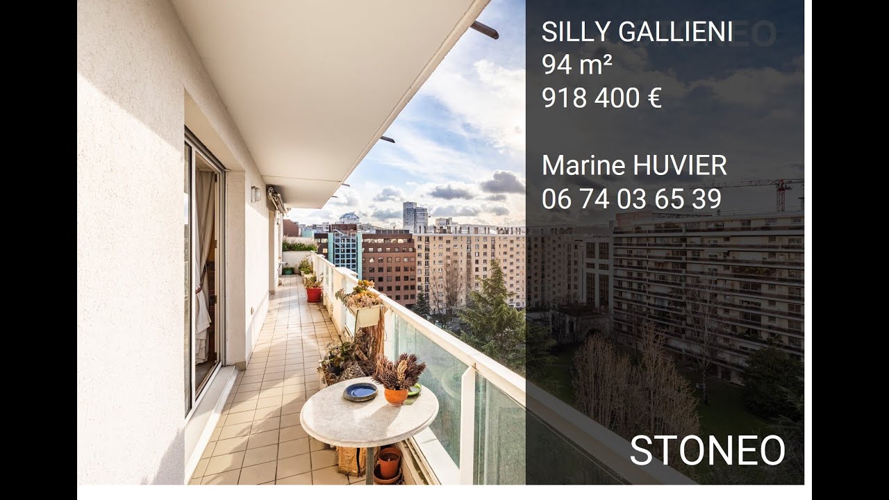 VENTE - 4 PIÈCES - 94 M² - 118 rue de Silly, 92100 Boulogne-Billancourt - Ref. ZWG491