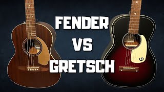 Video thumbnail for FENDER vs GRETSCH - Which Acoustic Guitar Is Better? Sonoran Mini vs Jim Dandy (No Talking) by Best Guitars Now