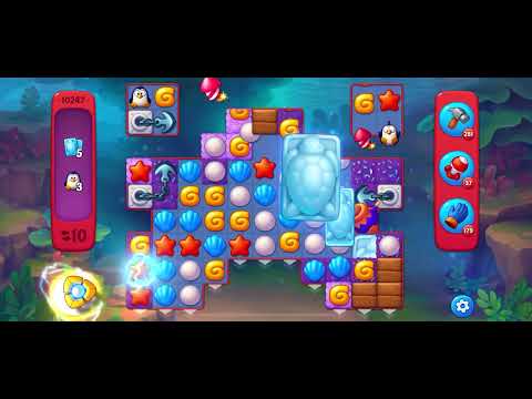 Fishdom Hard level 10247 no boosters フィッシュダム ハード