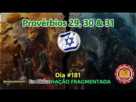 Dia #181 - PLABOC | Plano de Leitura Anual da Bíblia em Ordem Cronológica | Frederico Knauer