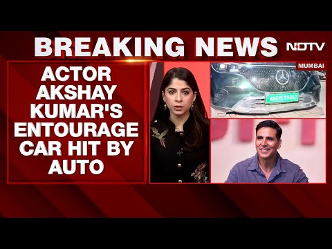 Akshay Kumar's Security Vehicle Meets With An Accident In Mumbai
