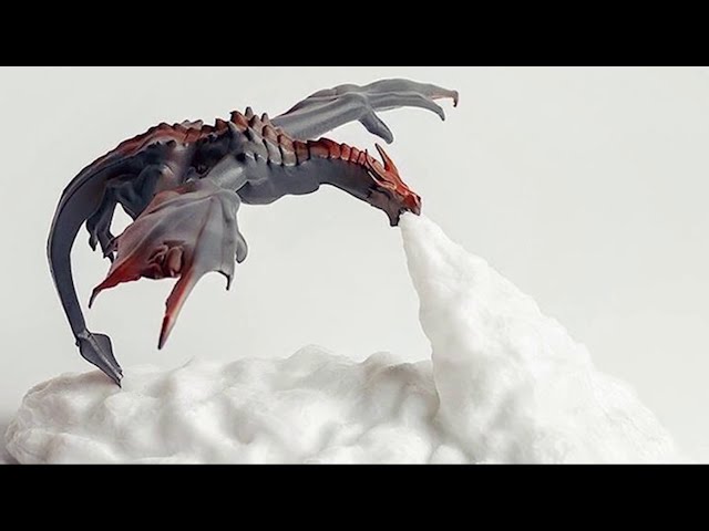 Vídeo relacionado con TTSAM Lámpara de dragón, lámpara de noche impresa en 3D, regalo creativo del dragón, mazmorras y dragones recargables USB, regalos para dormitorio de niños