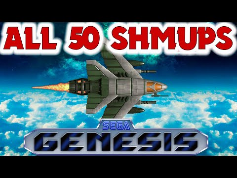 All 50 SHOOT ’EM UP Games Sega Genesis / Mega Drive (Shoot them up, Shoot 'em down, Scroll Shooter)