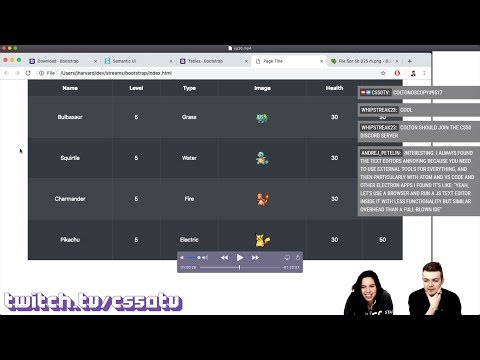 BOOTSTRAP BASICS - CS50 on Twitch, EP. 36