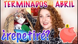 TERMINADOS ABRIL. Vamos a ver con lo qué voy a repetir o no! #terminados #acabados