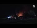 Grote brand in manege Passartweg