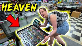 Imagine finding THIS crate of SNES GAMES in the 90's