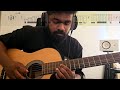 Kanninima Neele Guitar Tabs Gopi Sundar Naresh Iyer Shreya Ghoshal Crispin Netto