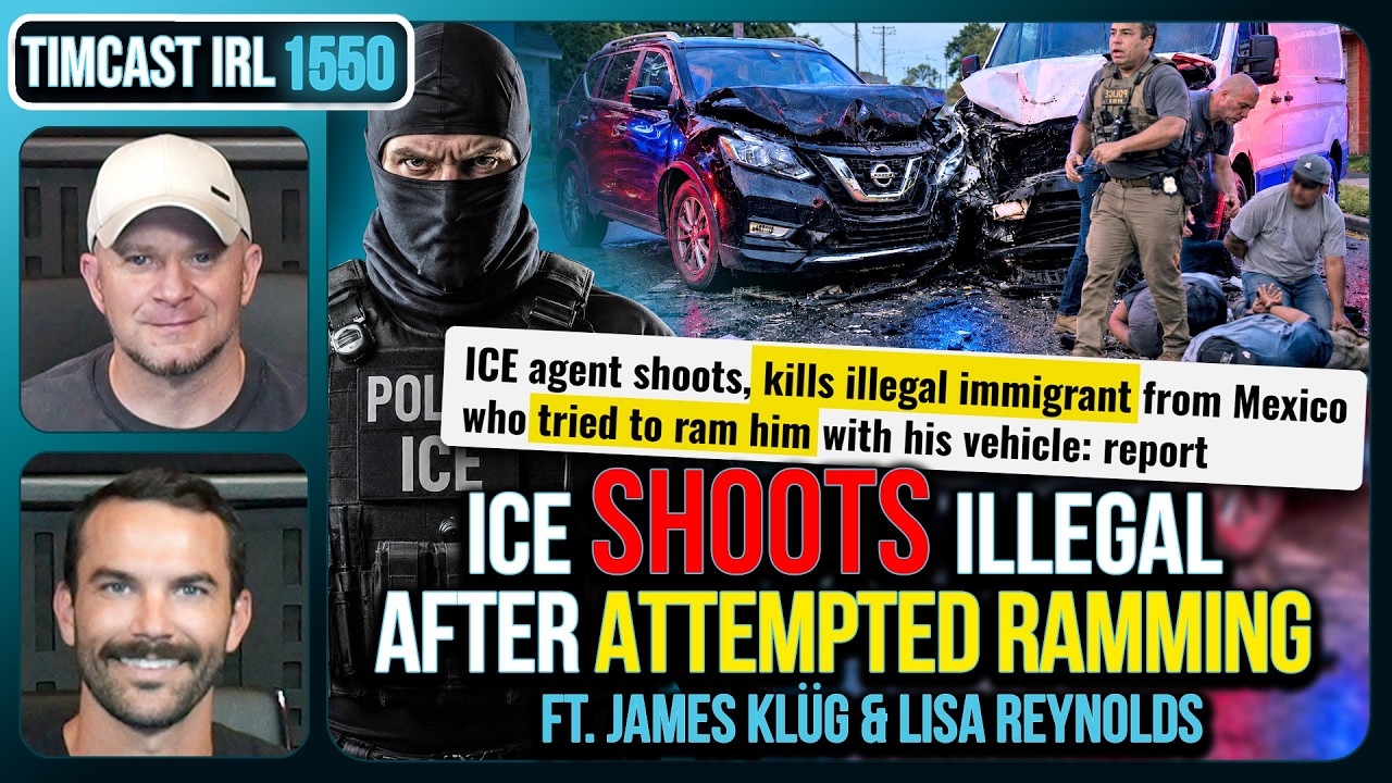 ICE SHOOTS Illegal After Trying To RUN OVER Agents | Timcast IRL