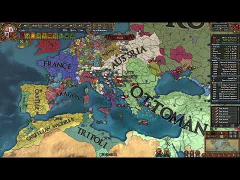 Eu4 Beginner 1.34 Walkthrough - Being a good ally vs Ottomans - Castile/Spain #12