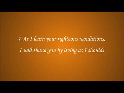 Scripture To Song: Psalm 119:1-8