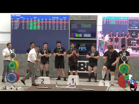 6^ GARA NAZIONALE DI PL CLASSIC MASCHILE JUNIOR-  Cat. -120, +120 kg.