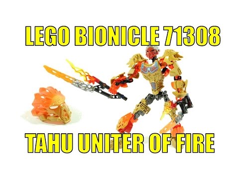 LEGO 2016 BIONICLE TAHU UNITER OF FIRE 71308 UNBOXING & REVIEW Video