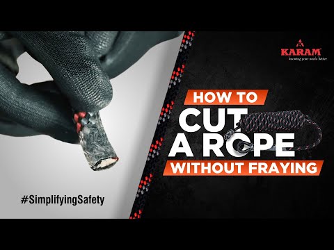 How To Cut A Rope Correctly | Cutting A Rope Without Fraying