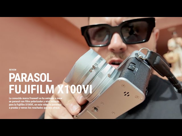 Vídeo relacionado con Supmay Estuche de Viaje Duro para cámara Digital Fujifilm X100VI / X100V, Estuche de Almacenamiento de cámara Digital con Bolsillo de Malla para baterías, Tarjeta SD, Cable USB, Azul